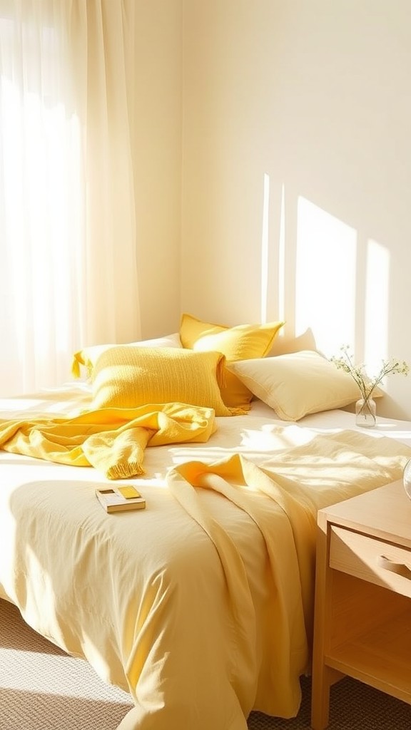 Soft Yellow Bed Linen