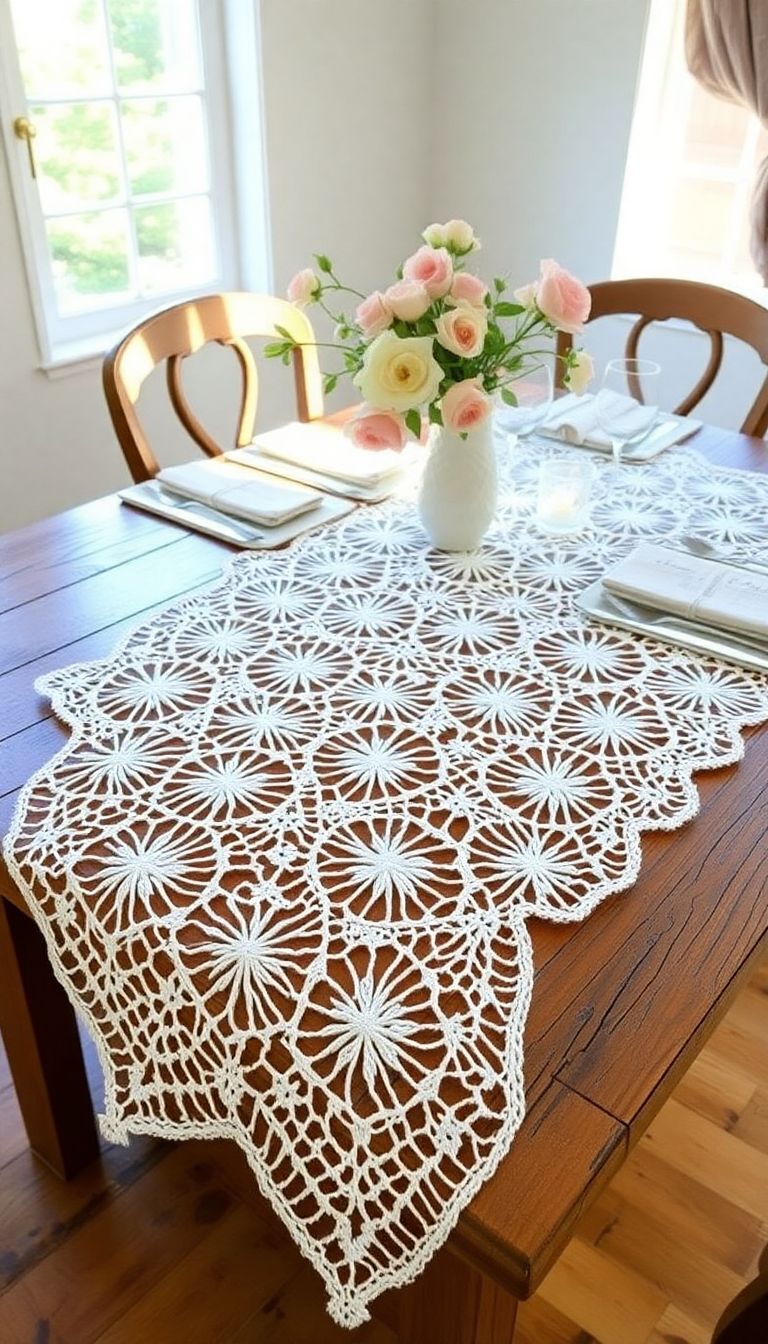 Special Crochet Table Runner