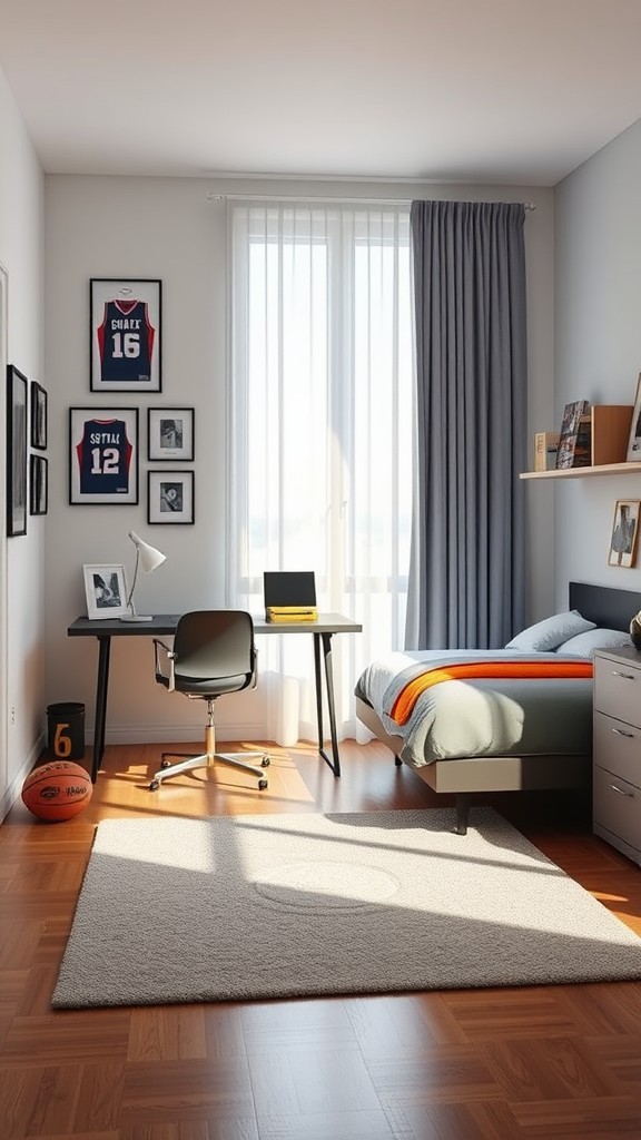 Sports-Themed Room Decor