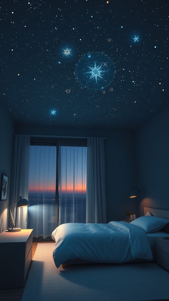 Starry Night Ceiling for Relaxation