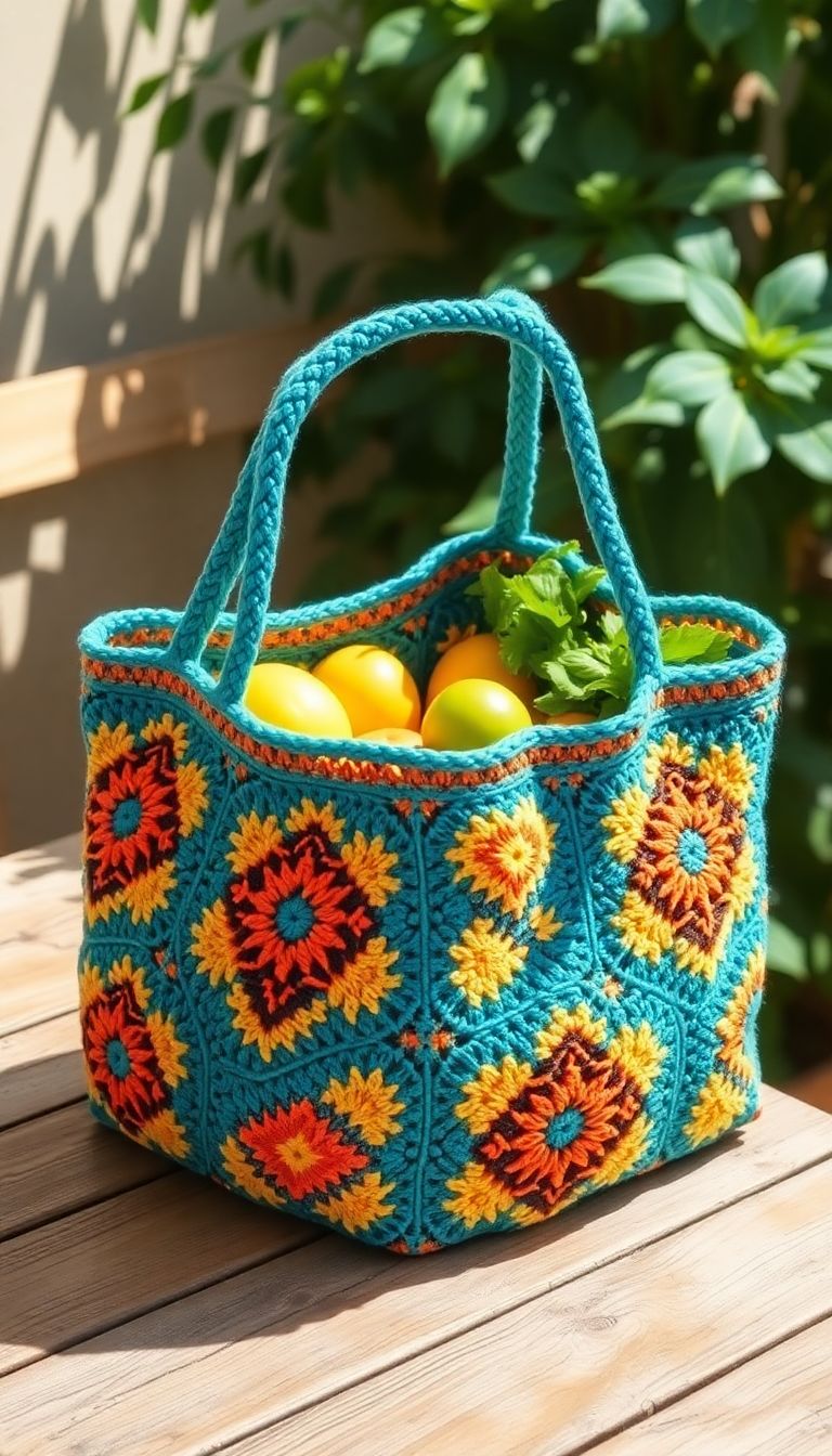 Tapestry Crochet Design Bag