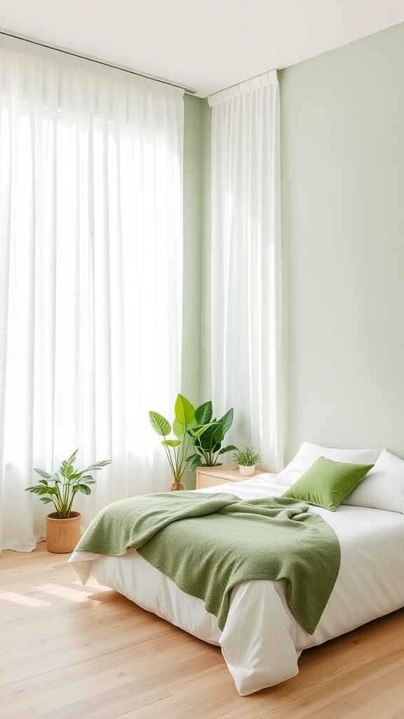 Textured White Curtains