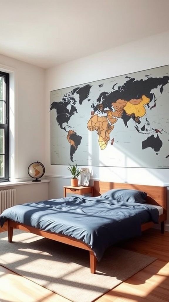 Travel-Inspired Decor with Maps