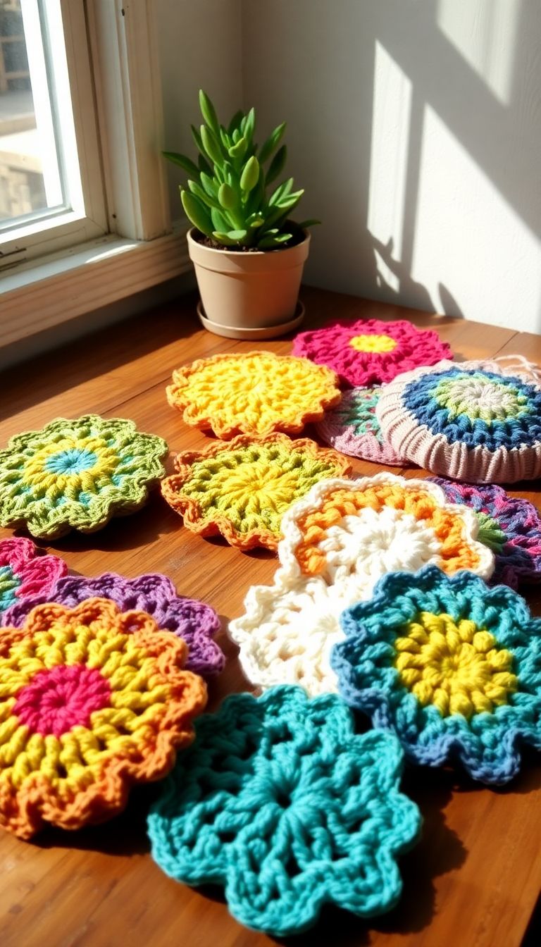 Upcycled Crochet Scrubbies