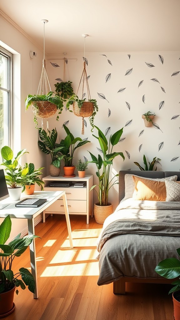 Urban Jungle with Indoor Plants