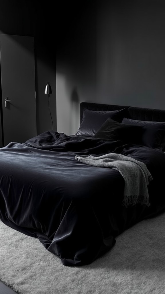 Use Black Bedding and Textiles