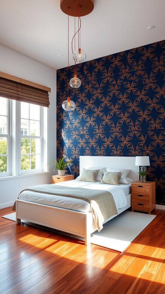 Use Bold Wallpaper for an Accent Wall