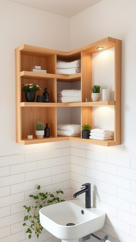 Use Corner Shelving