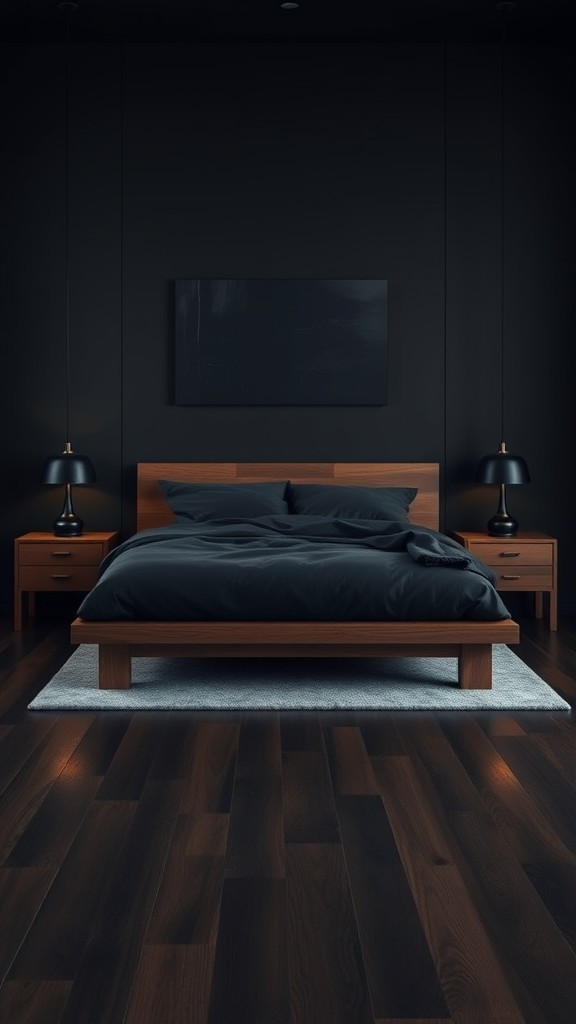 Use Dark Wood for Furniture and Flooring