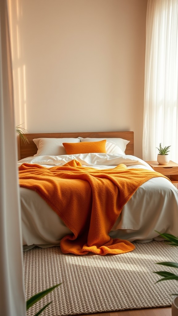 Use Orange Decorative Throws