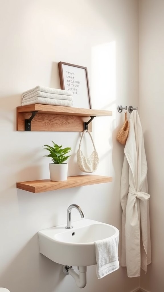 Use Wall-mounted Hooks for Style and Storage