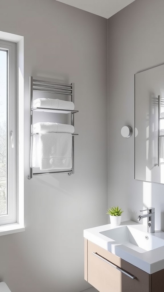 Use Wall-Mounted Towel Racks