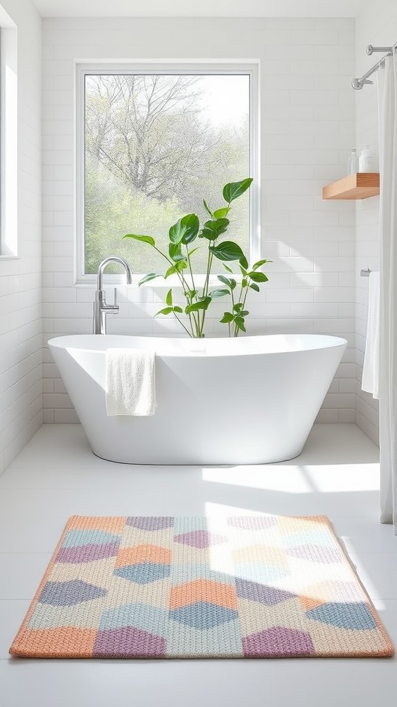 Utilize a Fun Bath Mat