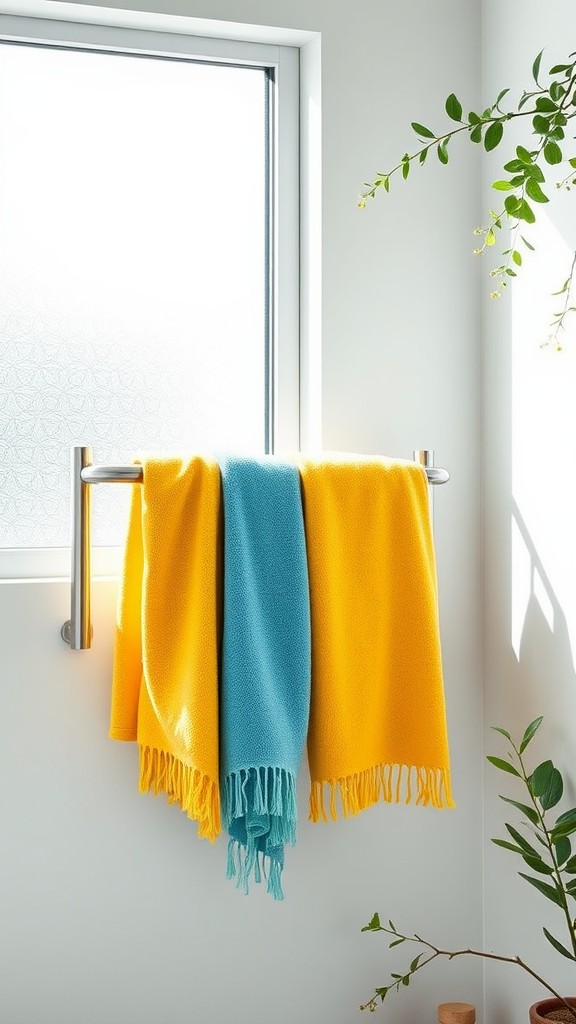 Utilize Colorful Towels