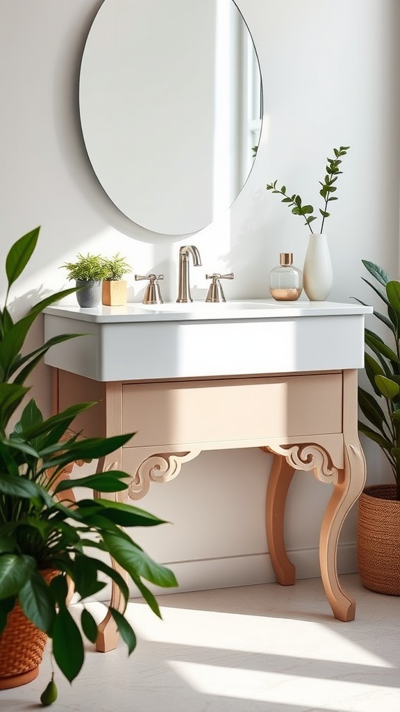 Vanities with Decorative Legs