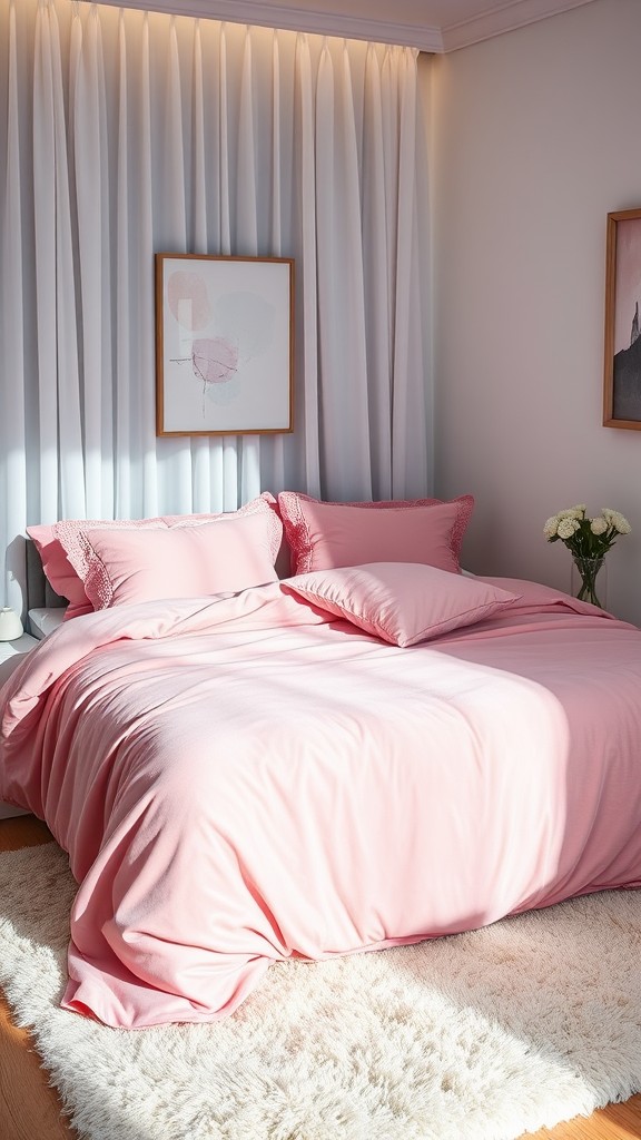 Velvet Pink Bedding