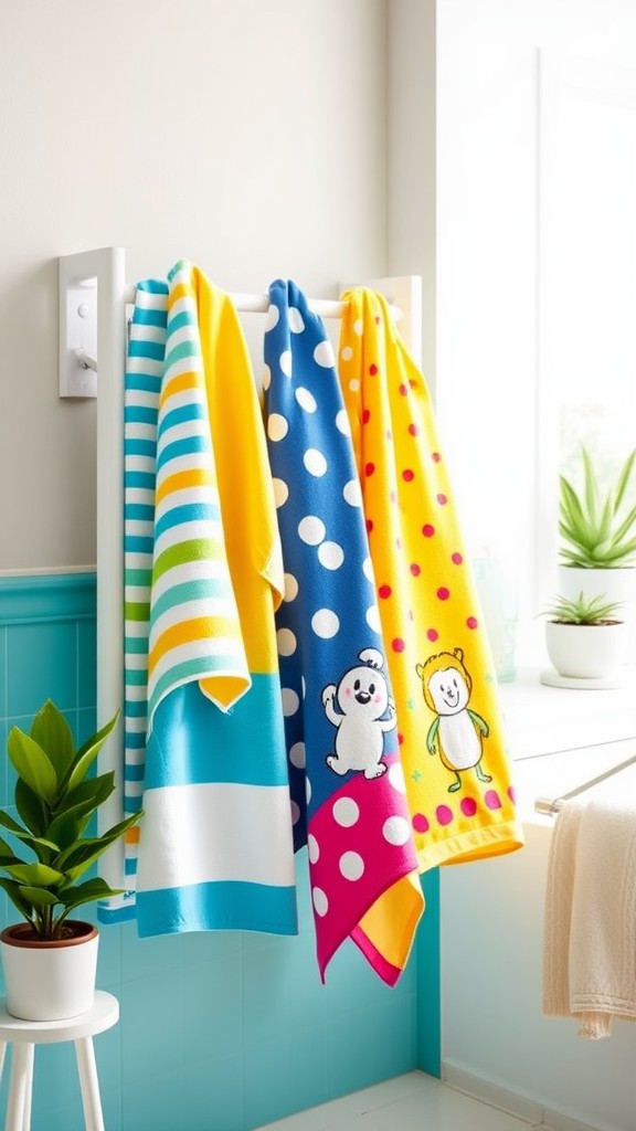 Vibrant Bath Towels