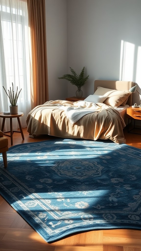 Vintage Blue Rugs for a Cozy Touch