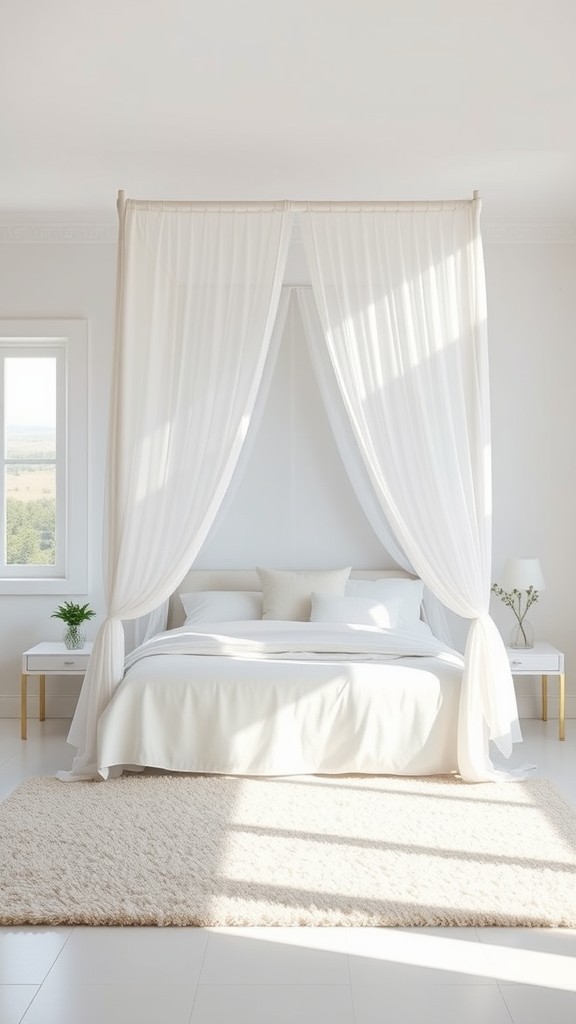 White Canopy Bed