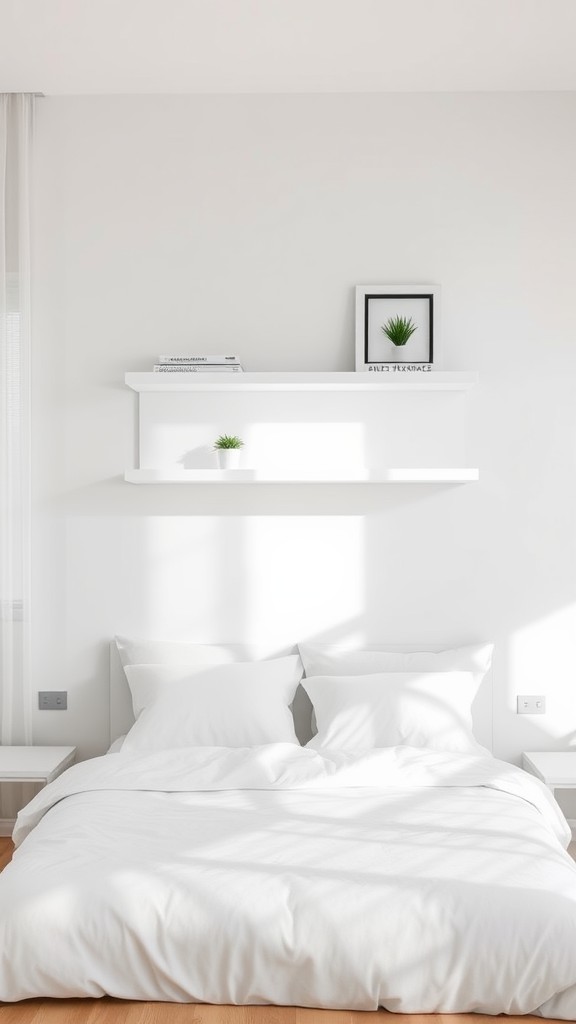 White Floating Shelves