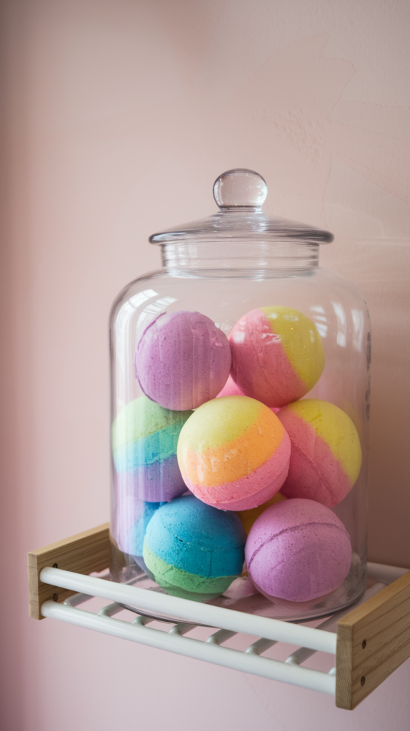 Colorful Bath Bomb Displays