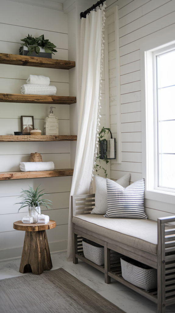 Cozy Seating Area in the Bathroom