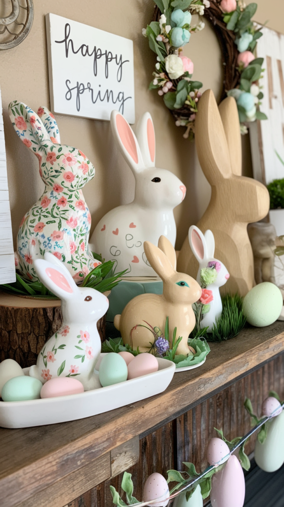 Decorative Bunny Figurines