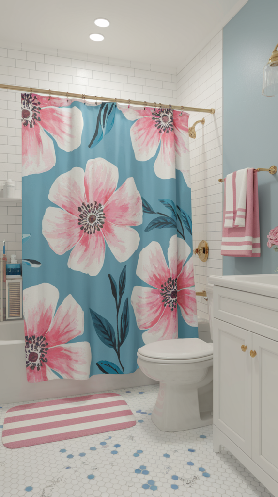 Floral Shower Curtain