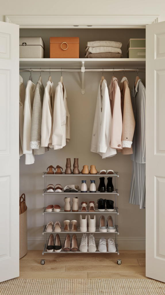 Shoe Racks that Fit Under Clothes