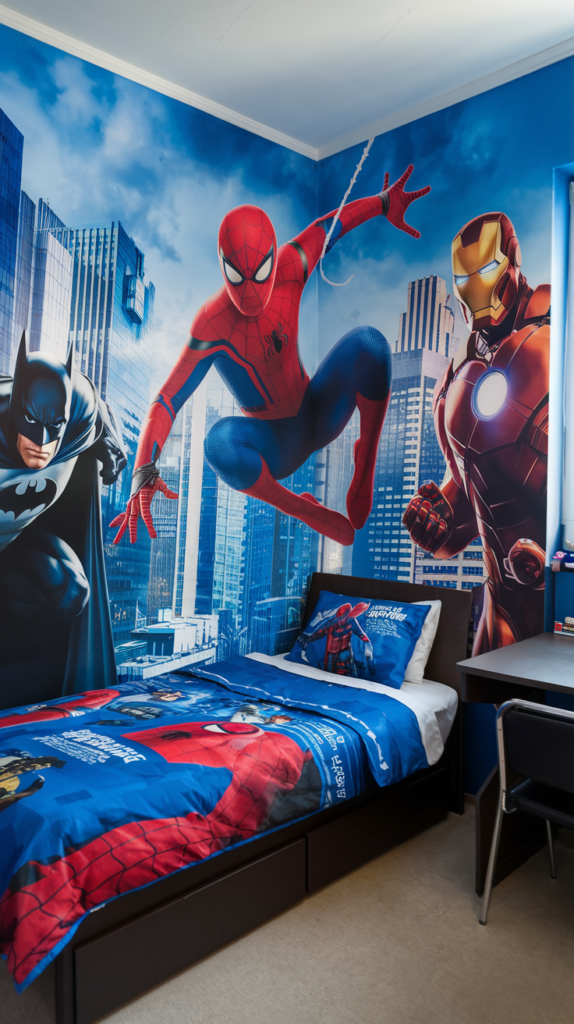 Superhero Wall Murals