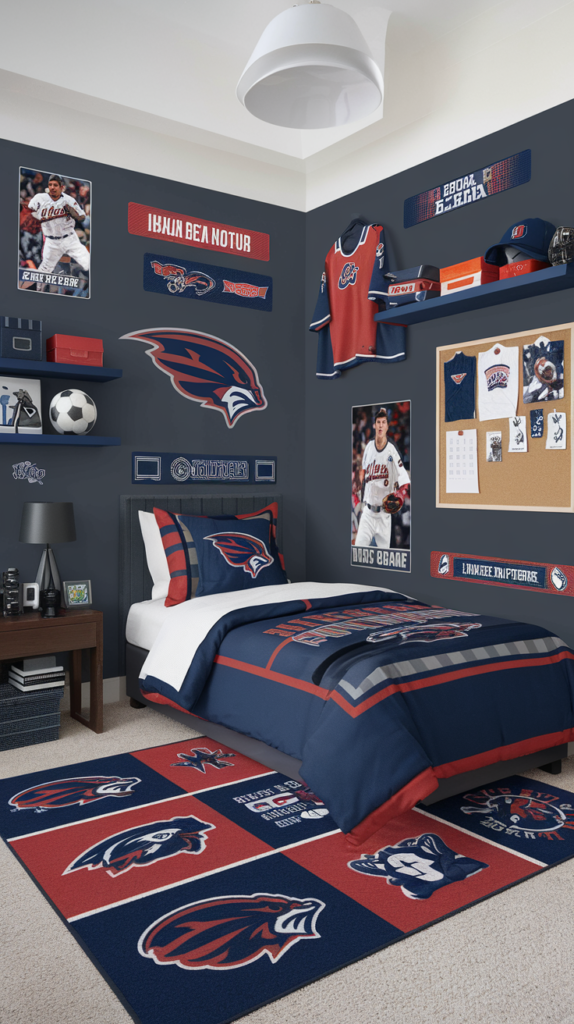 Themed Sports Team Room