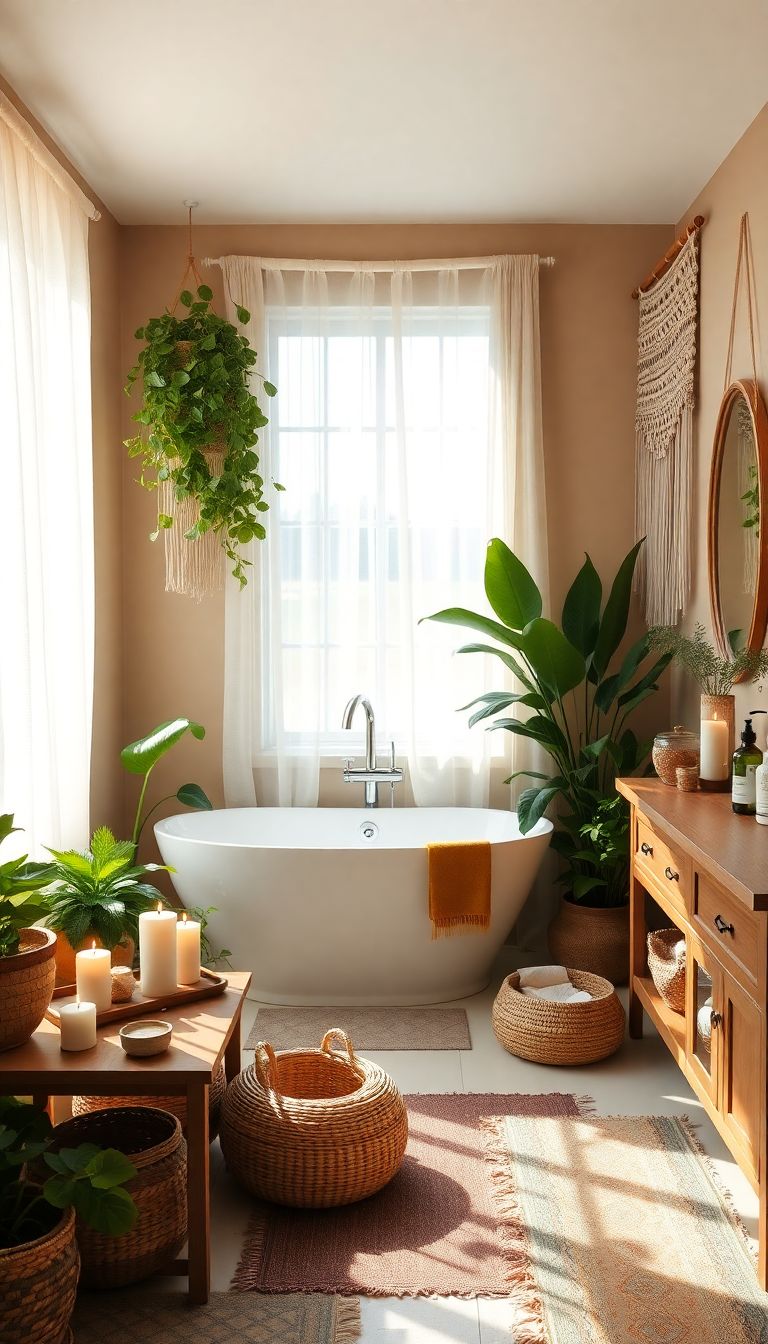 boho bathroom decor ideas