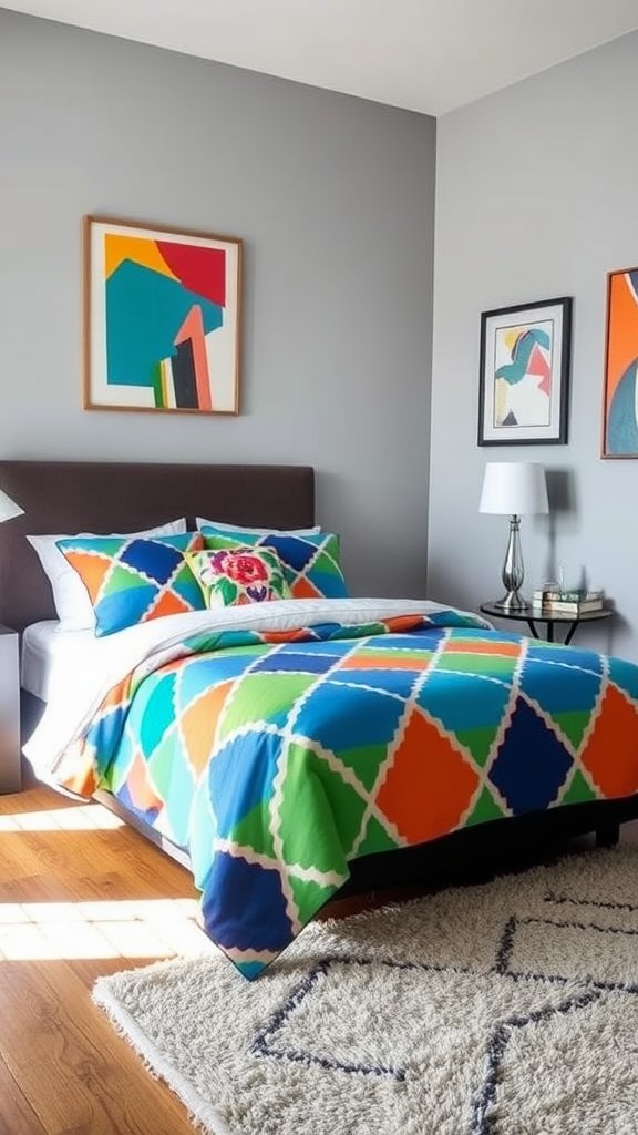 Colorful and Bold Bedding