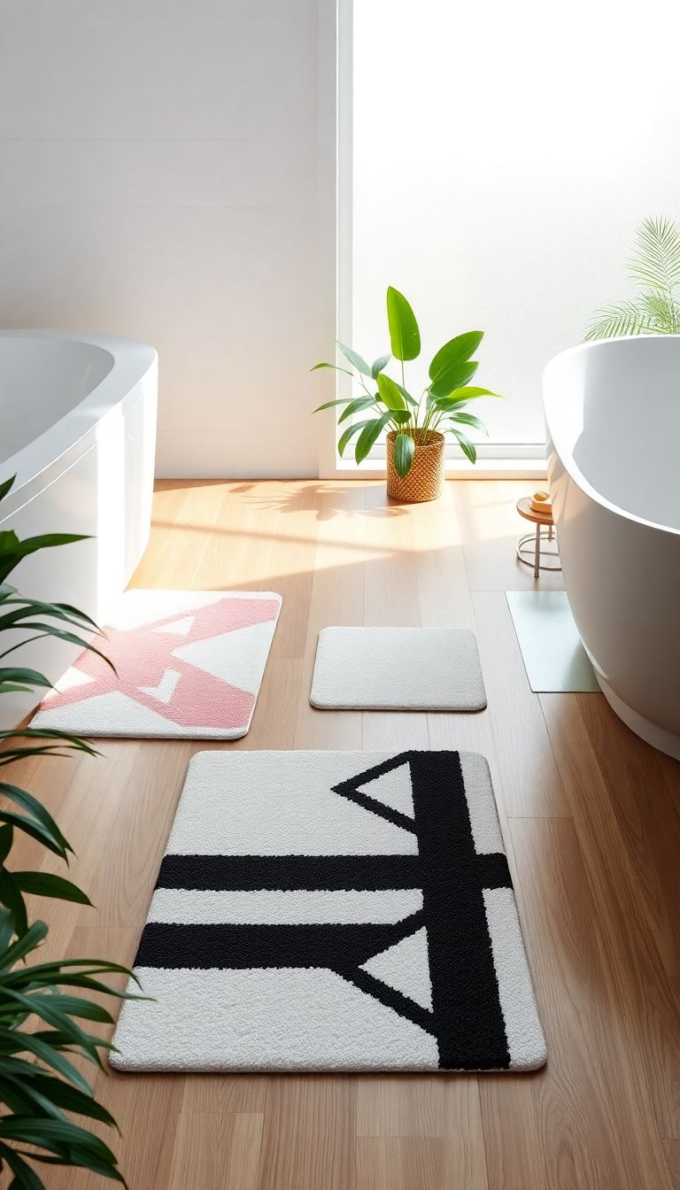 Creative Bath Mat Designs