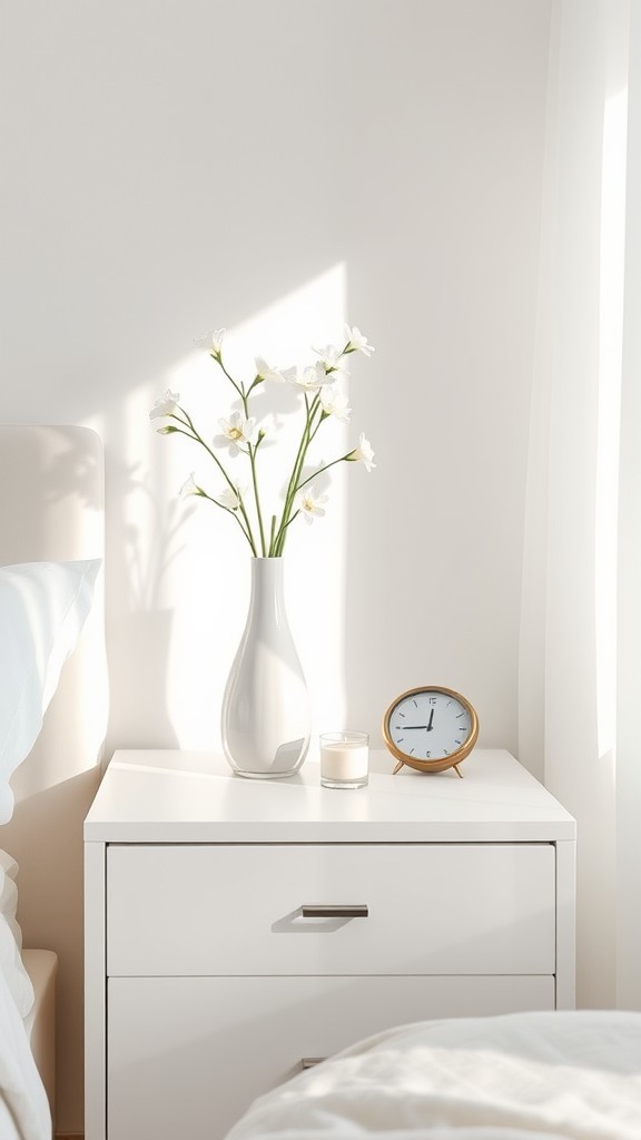 Decluttered Nightstands