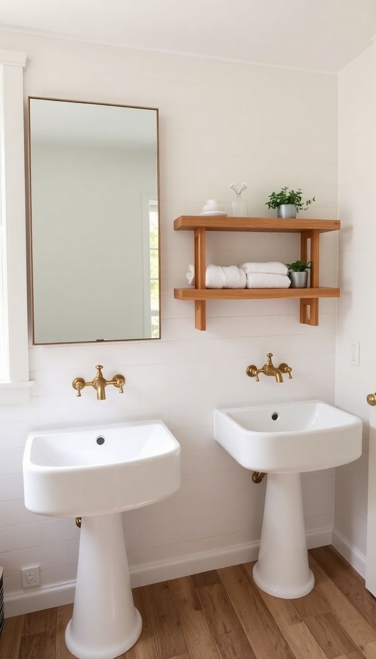 Double Sinks for Family Convenience