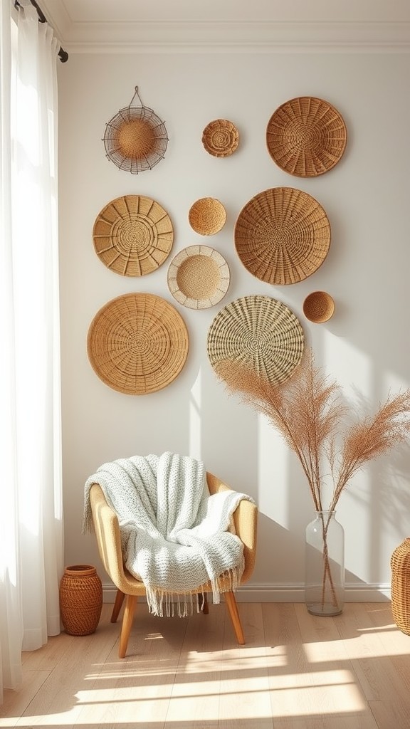 Hang Up Woven Wall Baskets