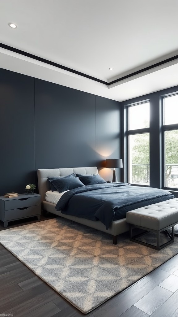 Modern Navy and Gray Design