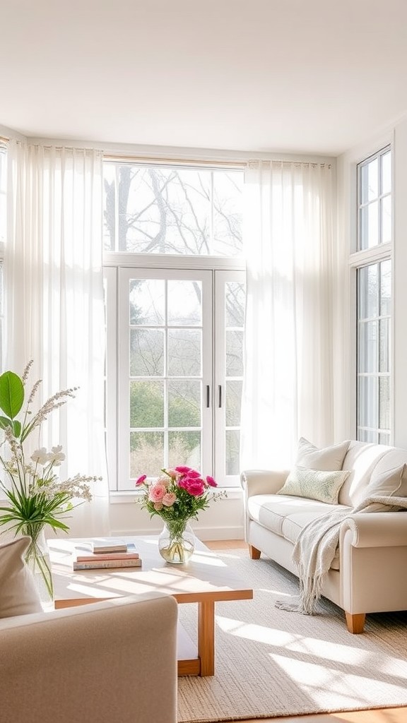 Opt for Sheer Curtain Panels