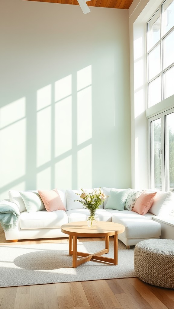 Paint an Accent Wall in a Soft Pastel