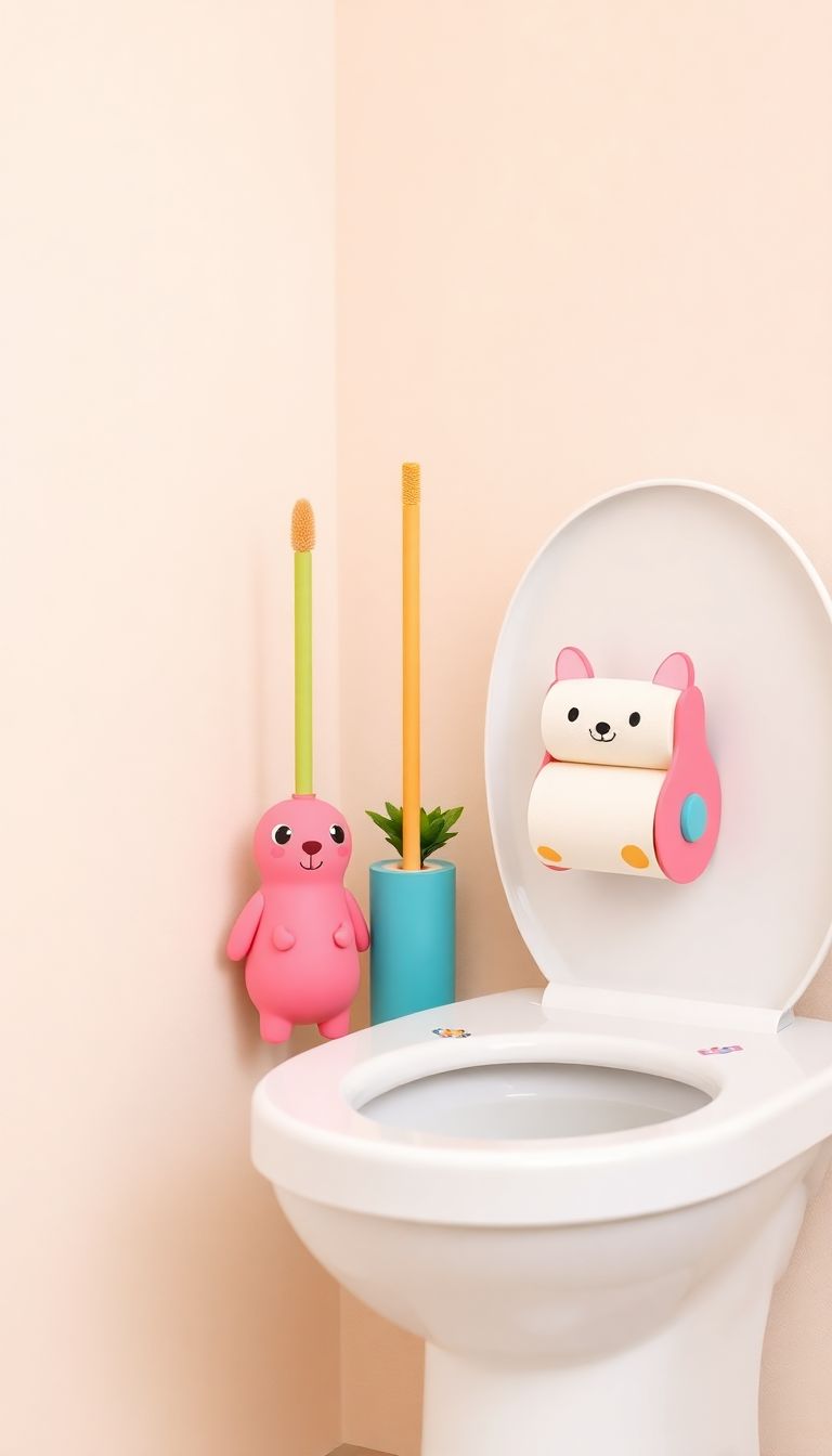 Playful Toilet Accessories