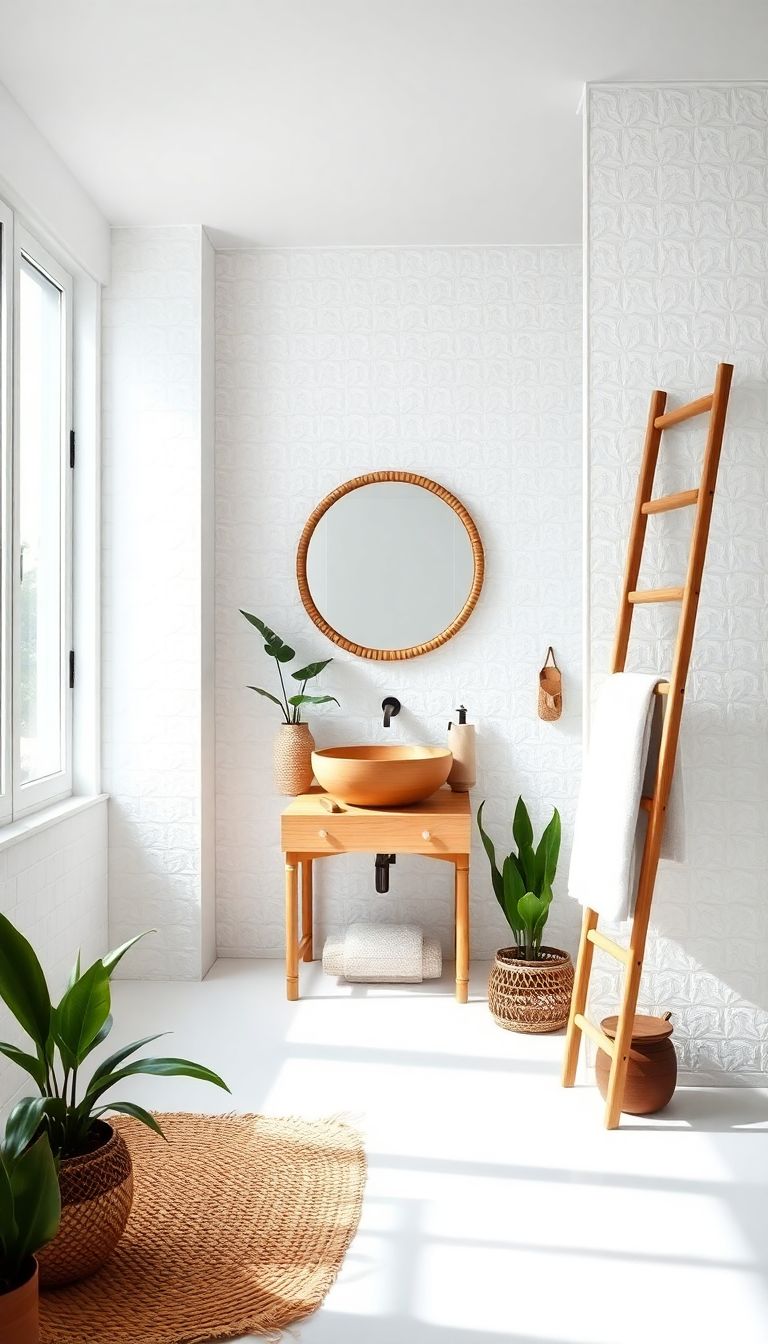 Rattan or Bamboo Accents