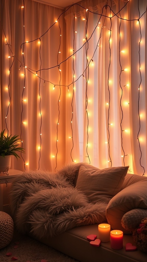 Romantic String Lights for Ambiance