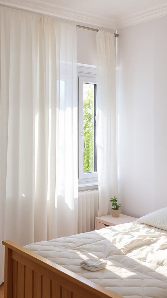 Use Light and Airy Curtains