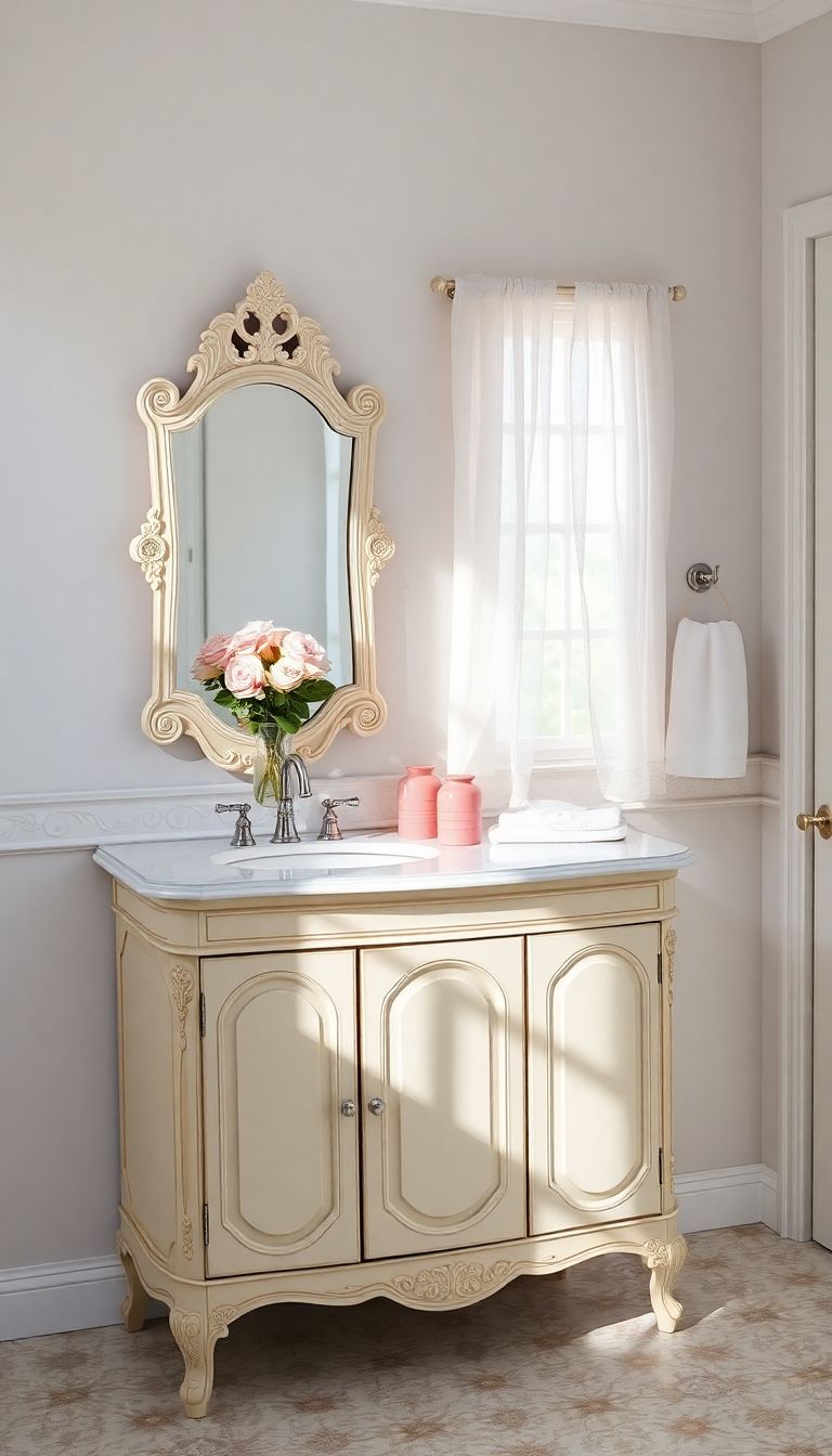 Vintage-Inspired Vanity