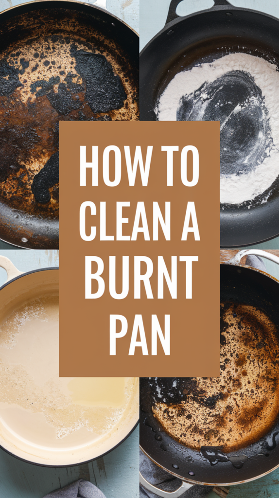 How to Clean a Burnt Pan