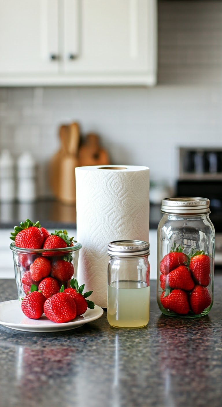 Methods to store strawberries