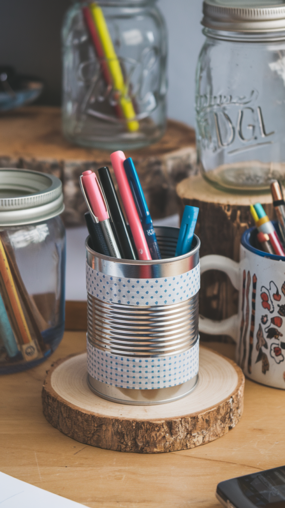 Creative Upcycling: DIY Pen Holders