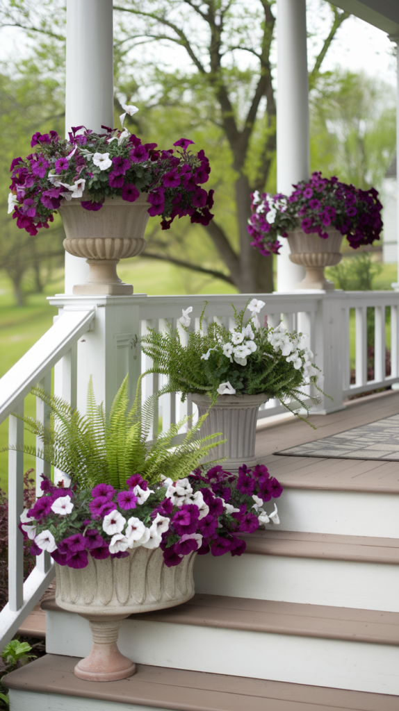 Incorporate Planters with Seasonal Blooms