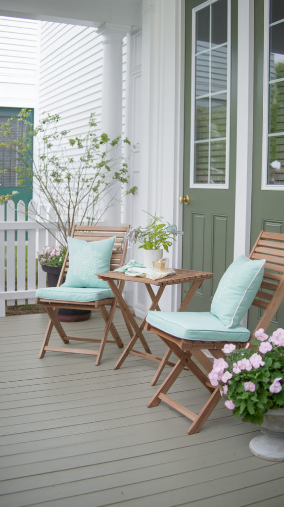 Install a Small Bistro Set